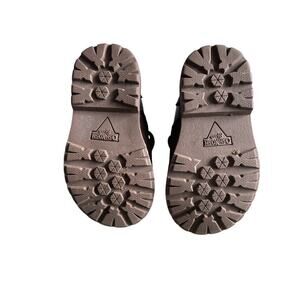 Oshkosh 1895 USA Boys Size 5 Toddler Brown and Gray Hiking Boot Shoe Preloved